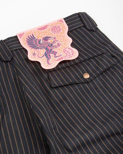 Indigofera Durango Pants - 12 oz Unwashed Sable Stripe - Standard & Strange