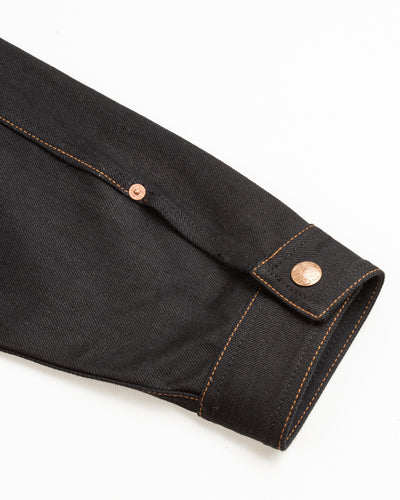 Indigofera Fargo Shirt - Black Gunpowder Denim - Standard & Strange