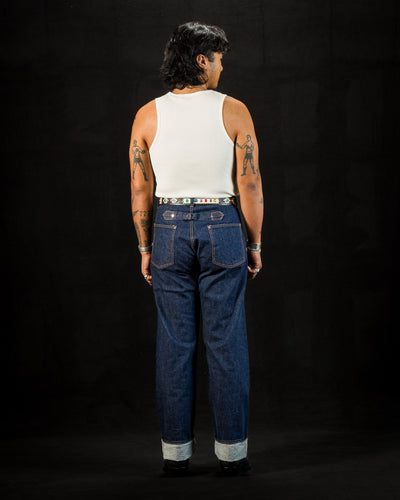 Indigofera Frank Tank - Cockatoo White Cotton Rib - Standard & Strange