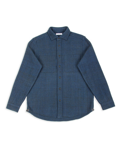 Indi + Ash Ames Workshirt - Handspun Iron/Indigo HB - Standard & Strange
