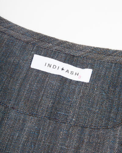 Indi + Ash Ripley Tank - Iron/Indigo Handwoven Kala Cotton - Standard & Strange