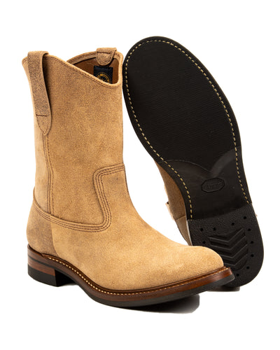 John Lofgren Duke Roper Boots - Natural CXL Roughout - Standard & Strange