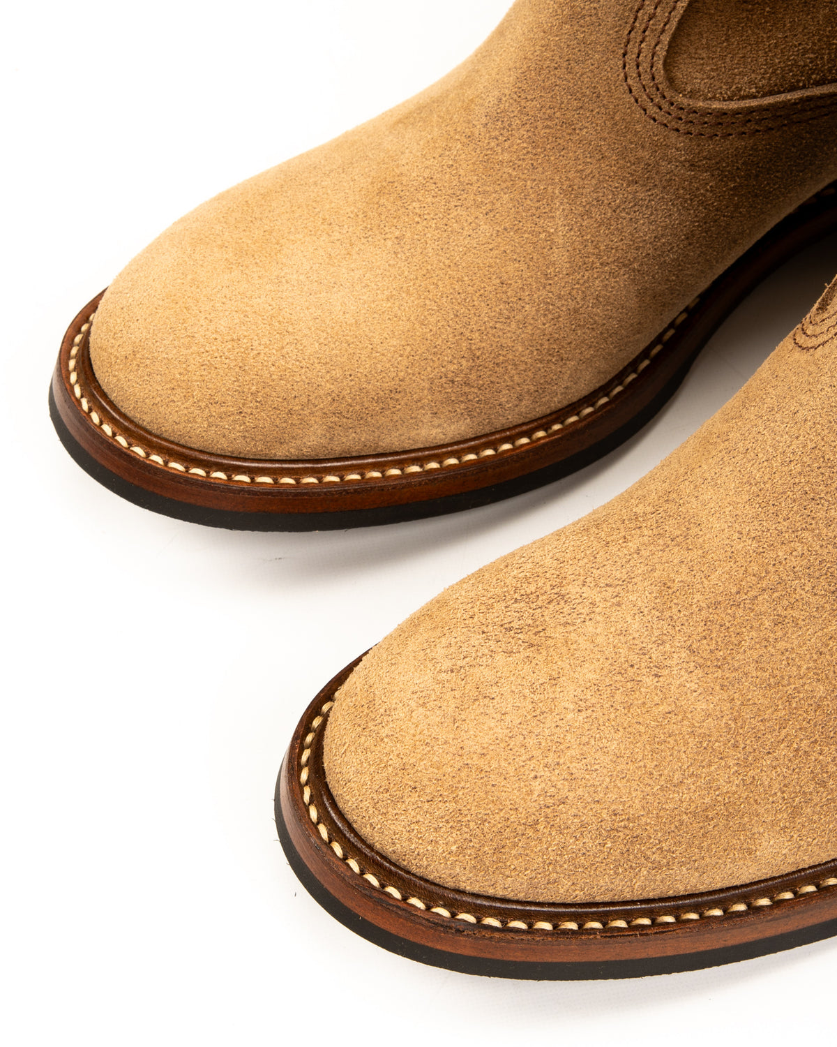 John Lofgren Duke Roper Boots - Natural CXL Roughout - Standard & Strange