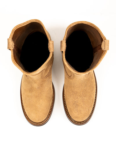 John Lofgren Duke Roper Boots - Natural CXL Roughout - Standard & Strange