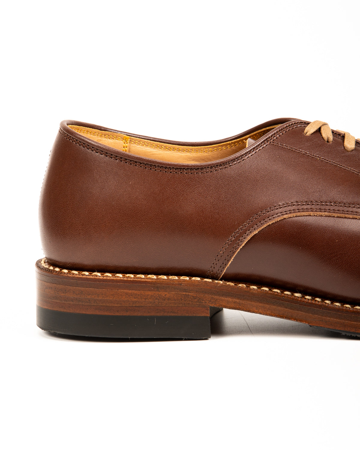 John Lofgren USN Low Quarter Shoes - Russet Brown Calfskin - Standard & Strange