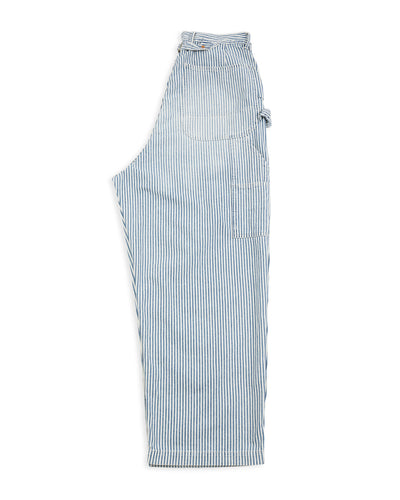 Kapital 10oz HICKOREE Stripe ZIPPER Wide LUMBER Pants - Hickoree - Standard & Strange