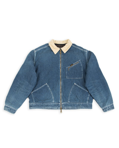 Kapital 11.5oz Denim BONE Lining Reversible ZIP-UP Work JKT - PRO - Standard & Strange