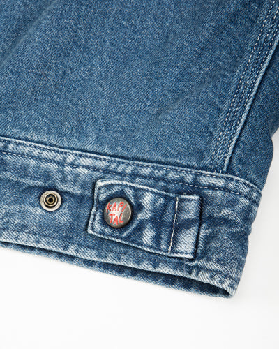 Kapital 11.5oz Denim BONE Lining Reversible ZIP-UP Work JKT - PRO - Standard & Strange