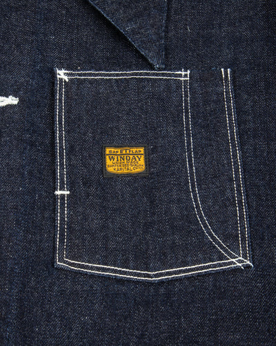 Kapital 12oz Denim Large Pointed Collar BELL Coverall - IDG - Standard & Strange