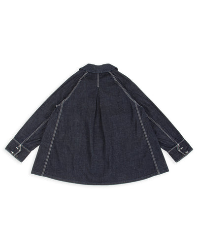 Kapital 12oz Denim Large Pointed Collar BELL Coverall - IDG - Standard & Strange