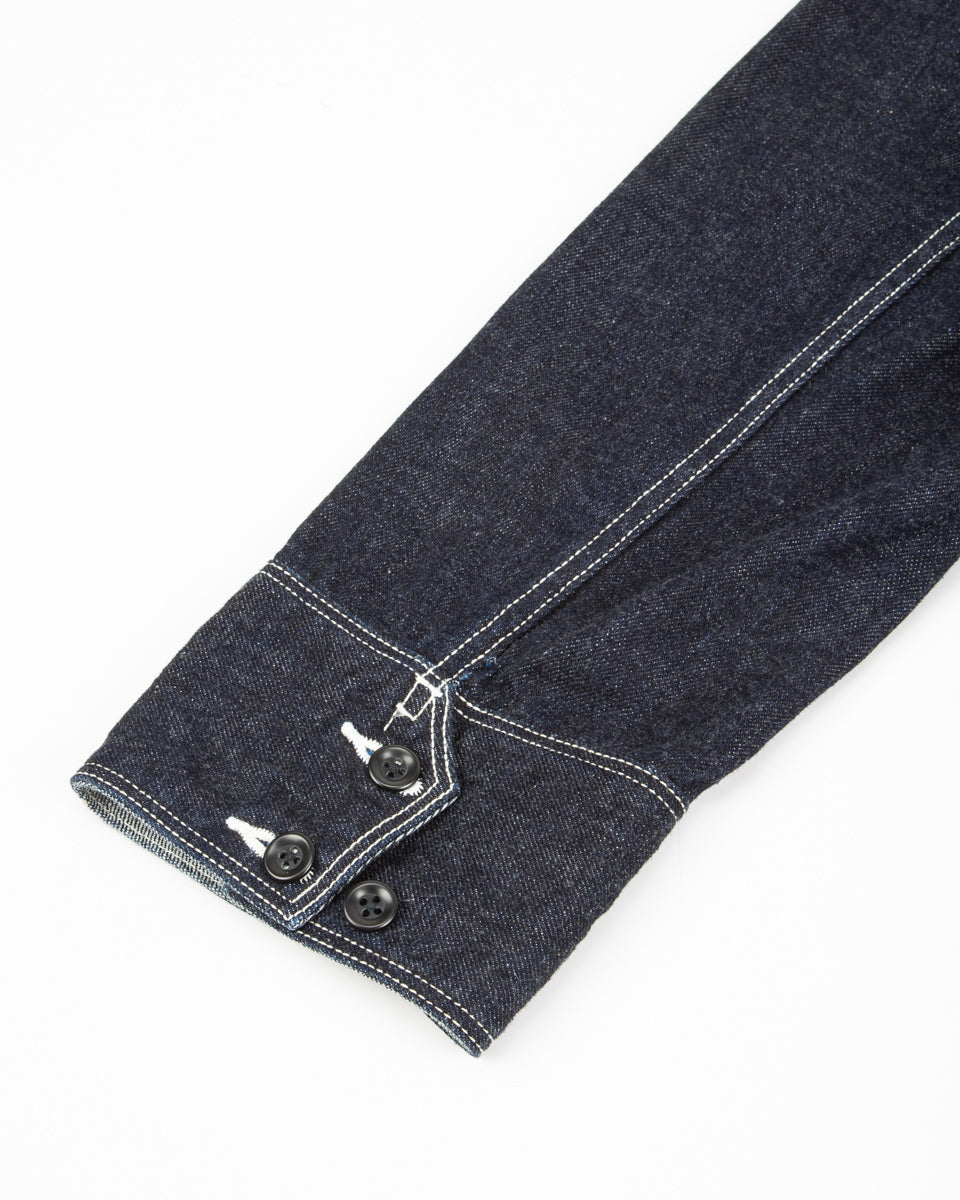 Kapital 12oz Denim Large Pointed Collar BELL Coverall - IDG - Standard & Strange