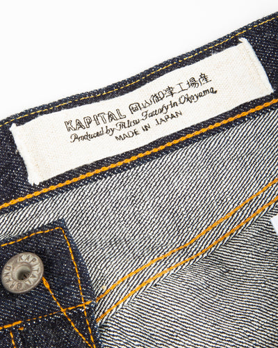 Kapital 13.5oz Zimbabwe Denim 5P MONKEY TH - O-W - Standard & Strange