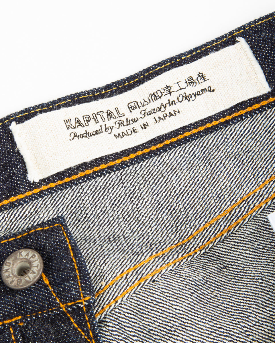 Kapital 13.5oz Zimbabwe Denim 5P MONKEY TH - O-W - Standard & Strange