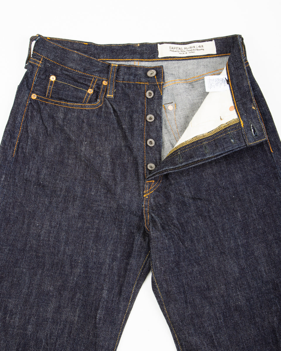 Kapital 13.5oz Zimbabwe Denim 5P MONKEY TH - O-W - Standard & Strange