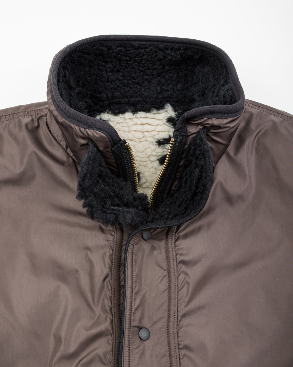 Kapital BONE Boa Fleece Reversible Blouson - Black - Standard & Strange