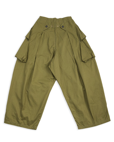 Kapital Combed Gabergine AOZAI Cargo Pants - Khaki - Standard & Strange