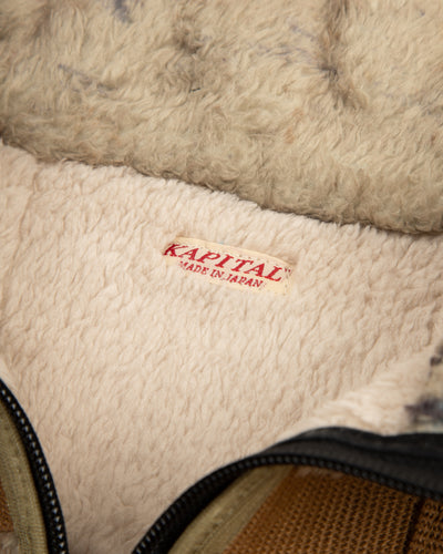 Kapital Fleece PRISONER Craft Tattersall ZIP Blouson - Beige - Standard & Strange