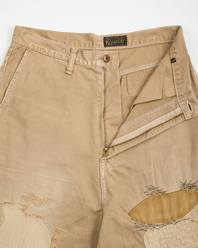 Kapital KATSURAGI PORT Baggy Pants(Champetre Remake) - Beige - Standard & Strange
