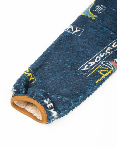 Kapital KOUNTRY CALENDAR Fleece Pullover - Navy - Standard & Strange