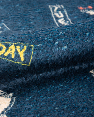 Kapital KOUNTRY CALENDAR Fleece Pullover - Navy - Standard & Strange