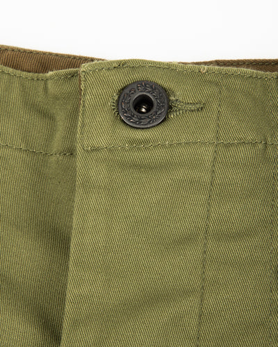 Kapital Stretch Chino TWIGGY 7-Stars Suspender Pants - Khaki - Standard & Strange