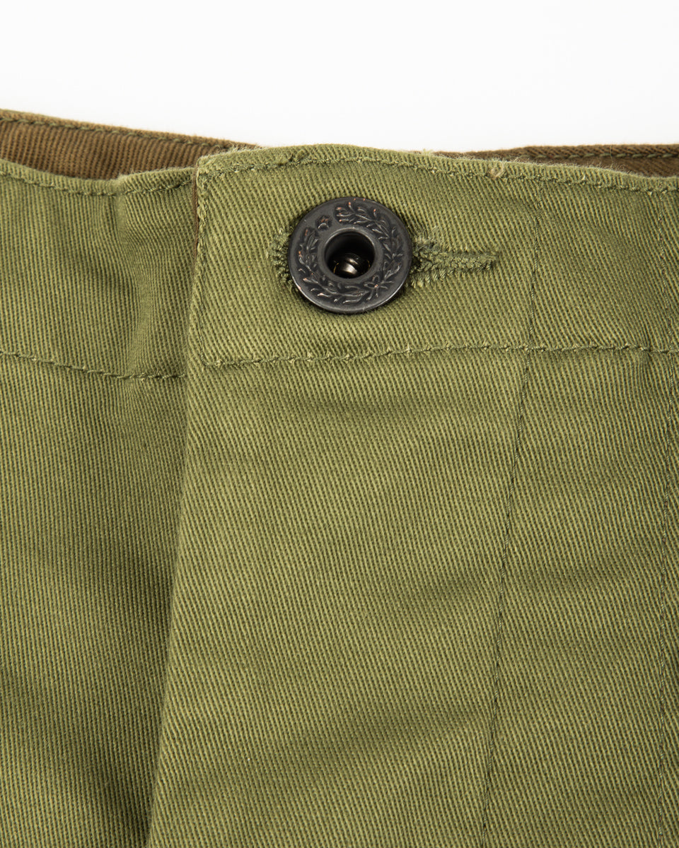 Kapital Stretch Chino TWIGGY 7-Stars Suspender Pants - Khaki - Standard & Strange
