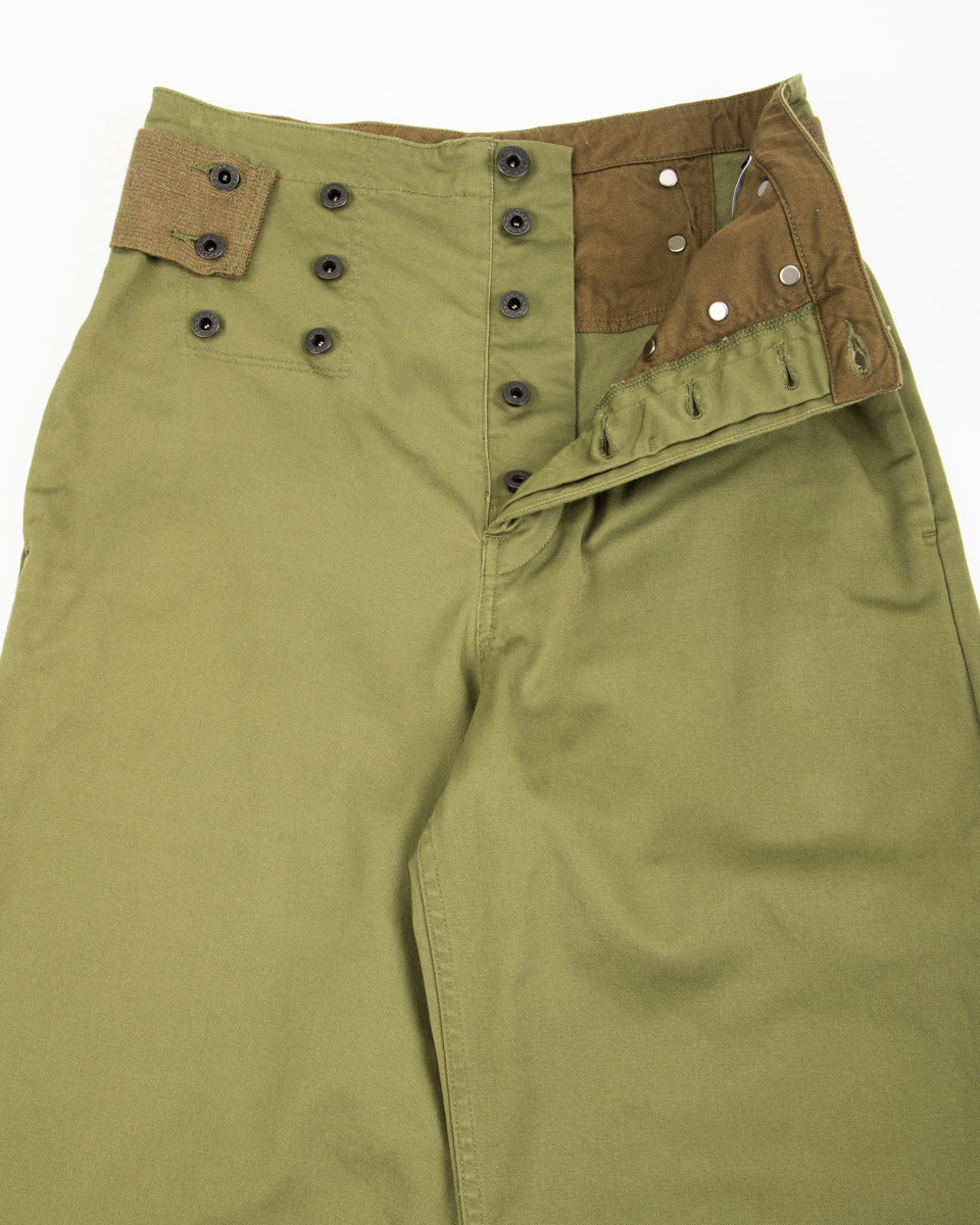 Kapital Stretch Chino TWIGGY 7-Stars Suspender Pants - Khaki - Standard & Strange