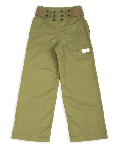 Kapital Stretch Chino TWIGGY 7-Stars Suspender Pants - Khaki - Standard & Strange