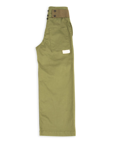 Kapital Stretch Chino TWIGGY 7-Stars Suspender Pants - Khaki - Standard & Strange
