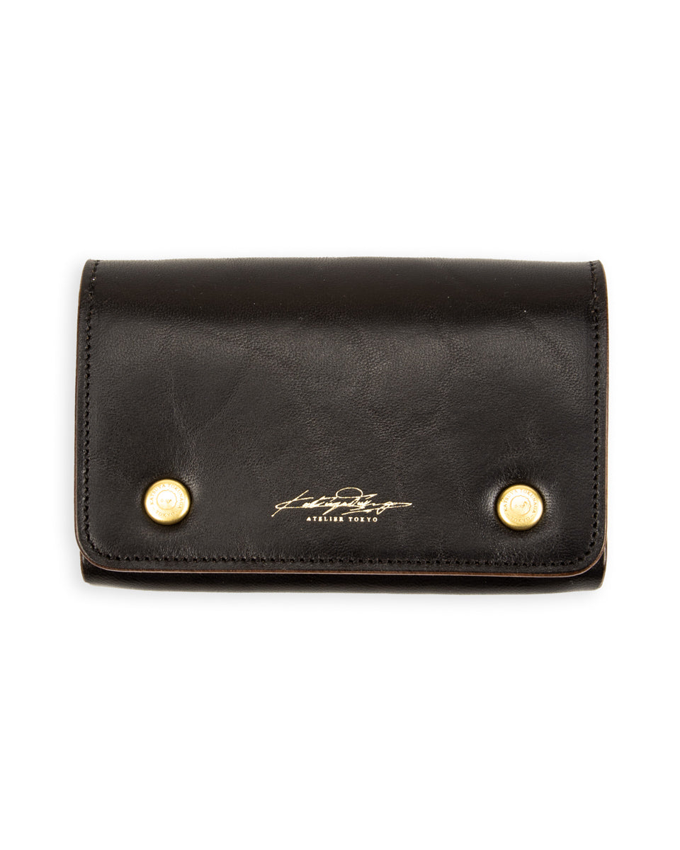 Rolling Dub Trio Double Card Case - Black Maryam Horsebutt - Standard & Strange
