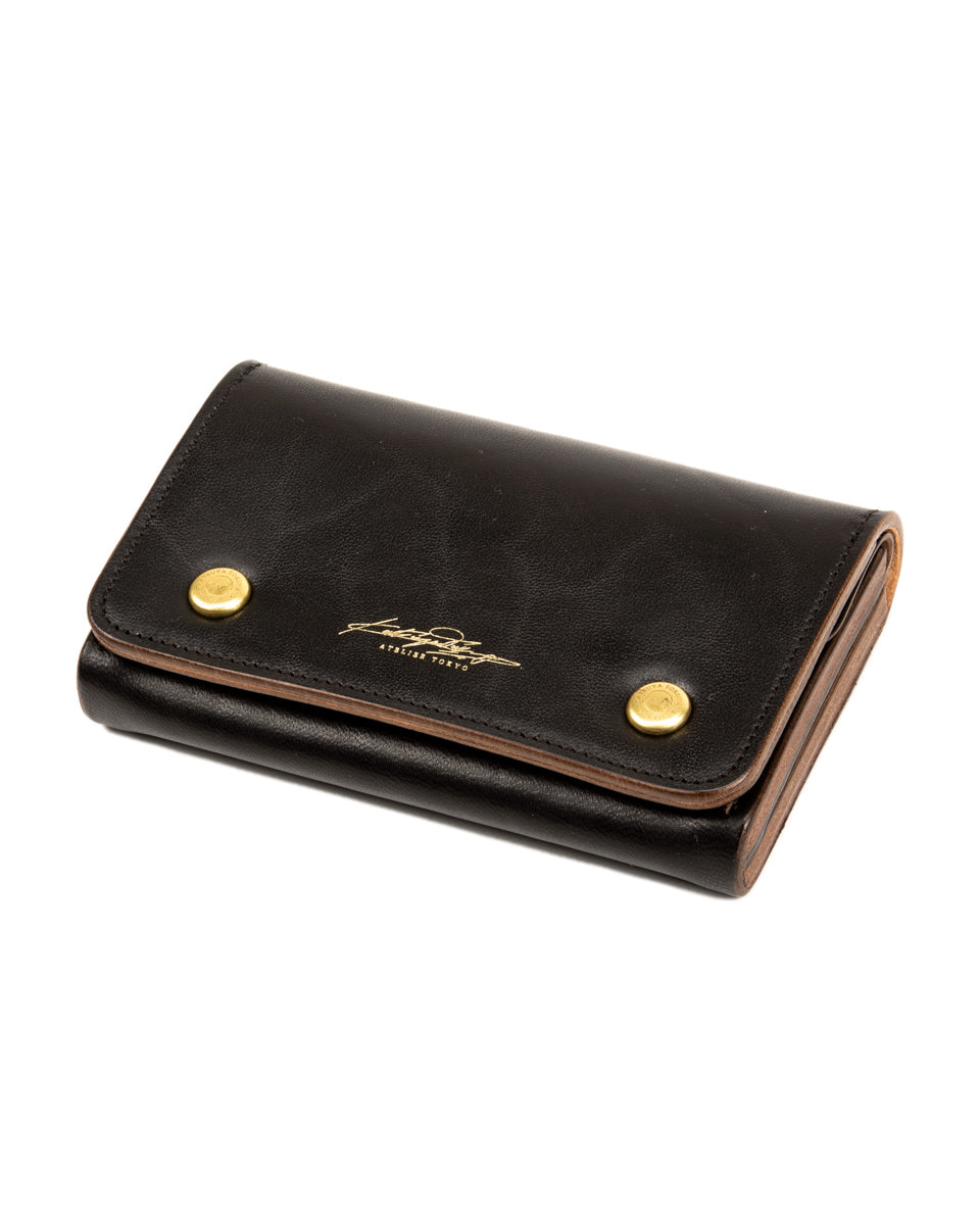 Rolling Dub Trio Double Card Case - Black Maryam Horsebutt - Standard & Strange