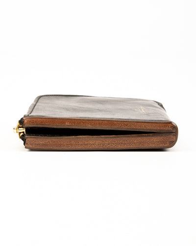 Rolling Dub Trio L Wallet - Black Maryam Horsebutt - Standard & Strange