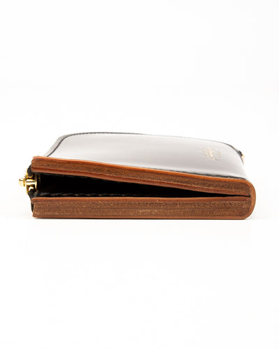 Rolling Dub Trio L Wallet - Black Rocado Cordovan - Standard & Strange