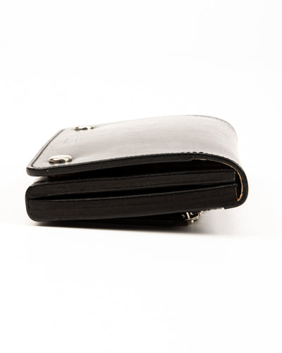 Rolling Dub Trio Middle Trucker Wallet - Black Bridle - Standard & Strange