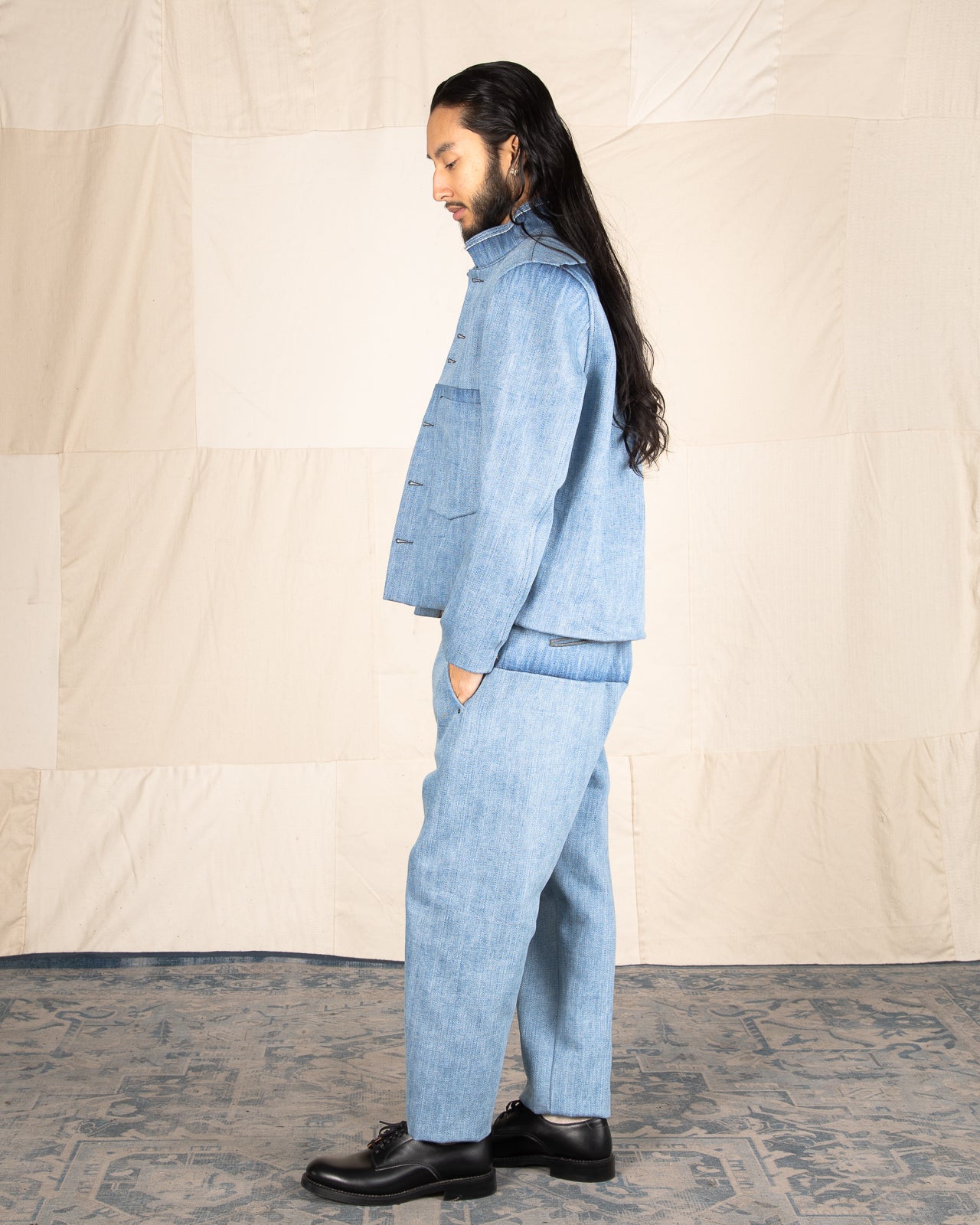 MATiAS Elucera Smoking Jacket - Chohawk Indigo Denim - Standard & Strange