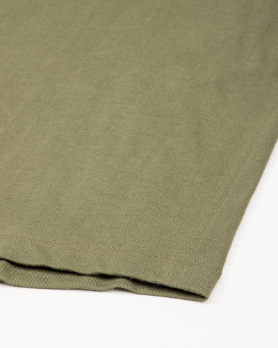 Merz b. Schwanen 1950s Lightweight Loopwheeled Tee - Army - Standard & Strange