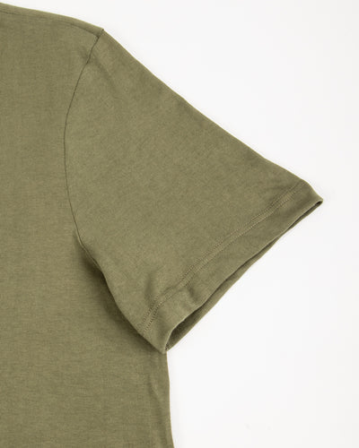 Merz b. Schwanen 1950s Lightweight Loopwheeled Tee - Army - Standard & Strange