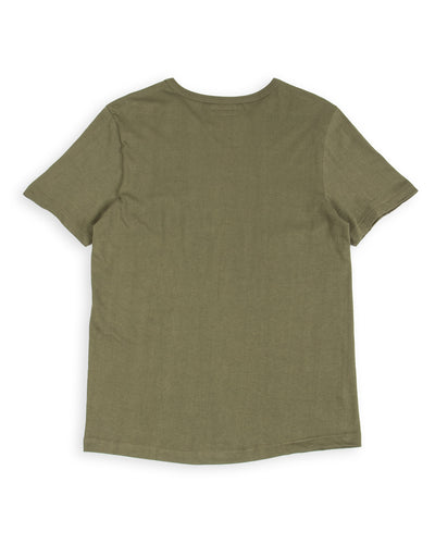 Merz b. Schwanen 1950s Lightweight Loopwheeled Tee - Army - Standard & Strange