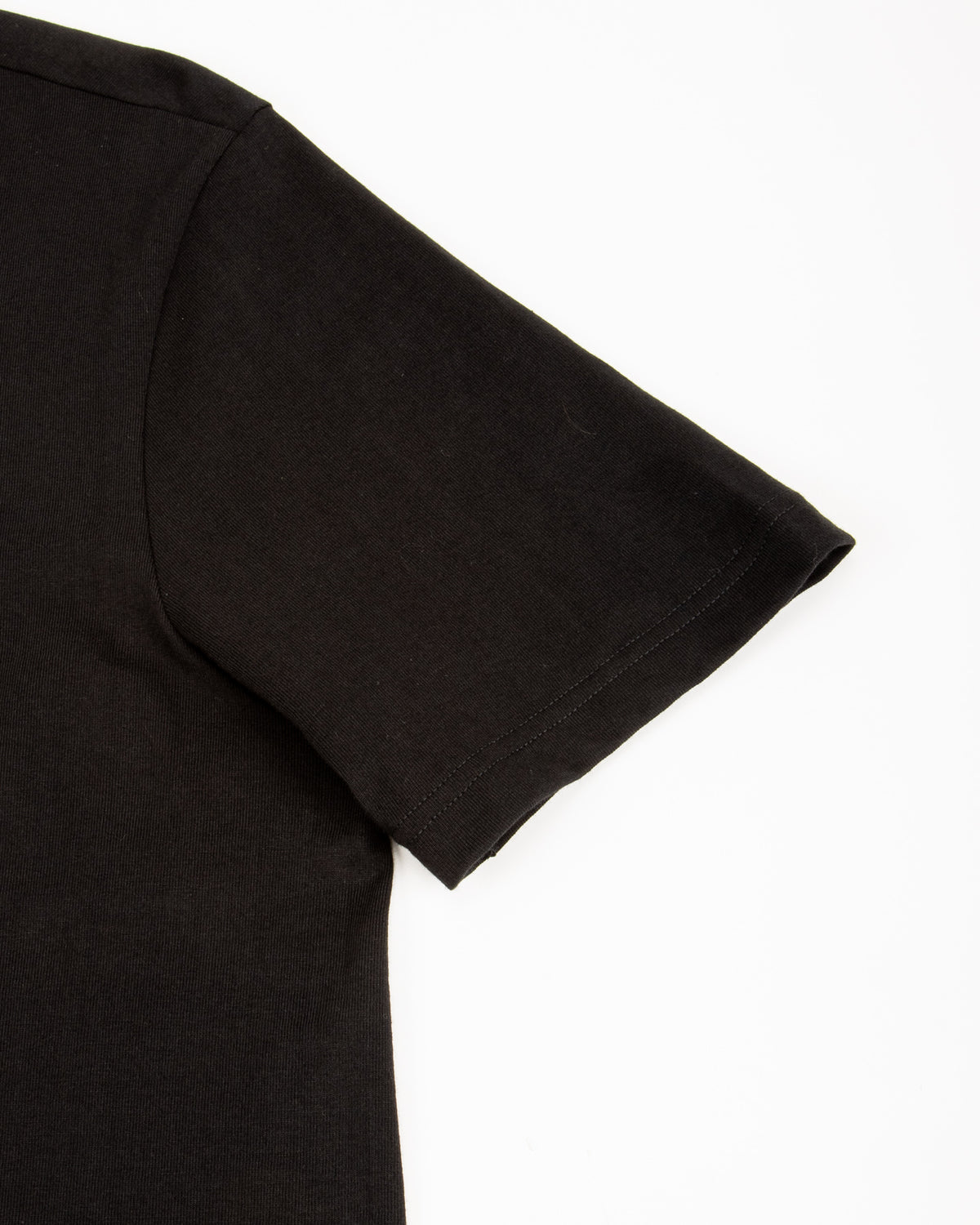 Merz b. Schwanen 1950s Lightweight Loopwheeled Tee - Deep Black - Standard & Strange