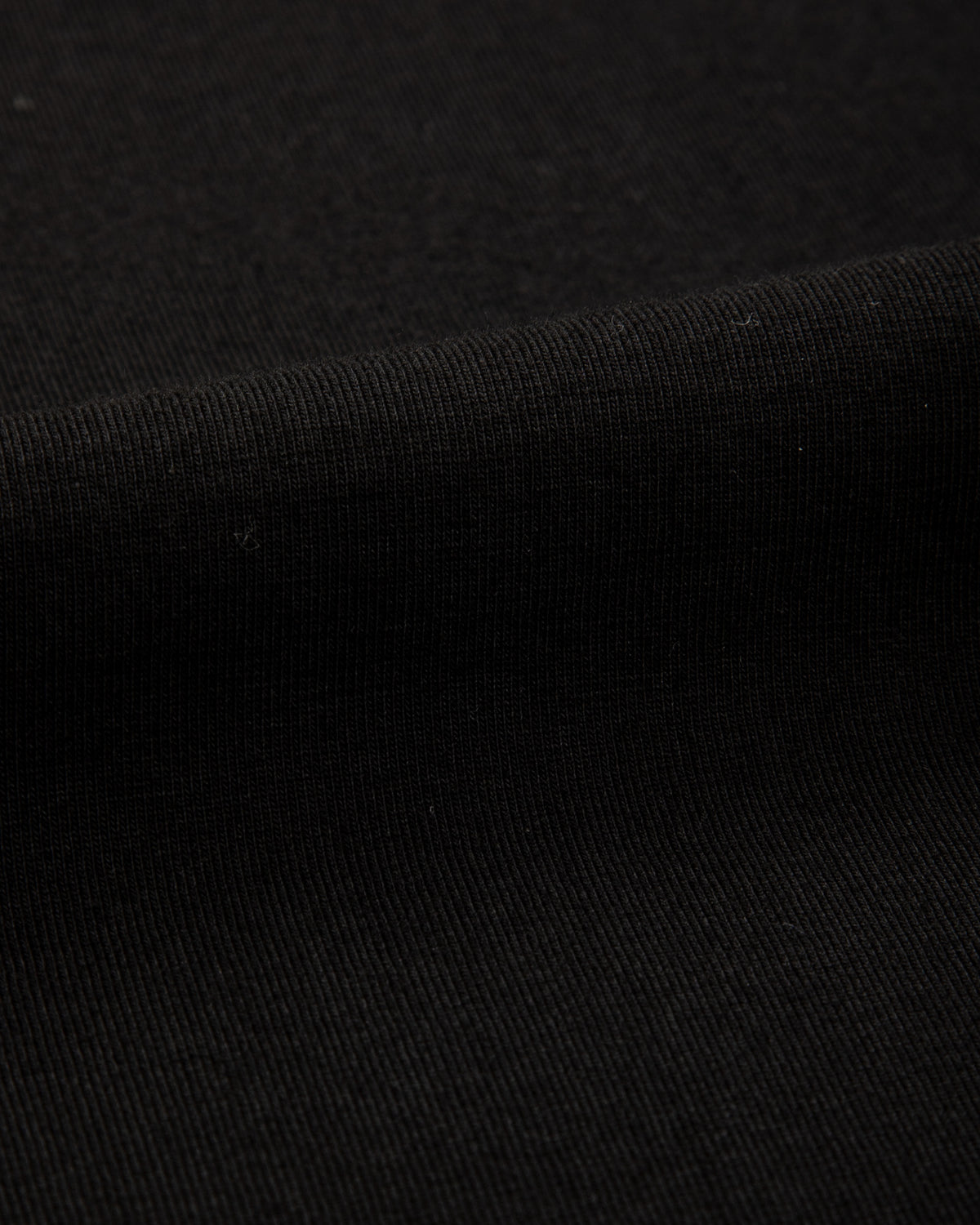 Merz b. Schwanen 1950s Lightweight Loopwheeled Tee - Deep Black - Standard & Strange