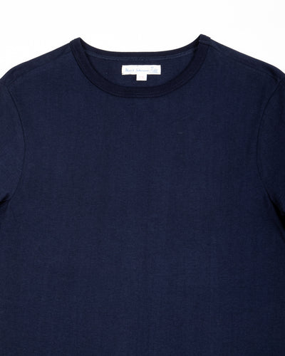 Merz b. Schwanen 1950s Lightweight Loopwheeled Tee - Ink Blue - Standard & Strange