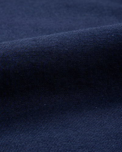 Merz b. Schwanen 1950s Lightweight Loopwheeled Tee - Ink Blue - Standard & Strange