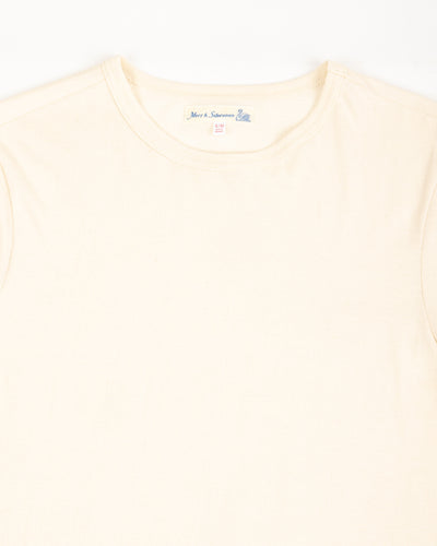 1950s Lightweight Loopwheeled Tee - Nature