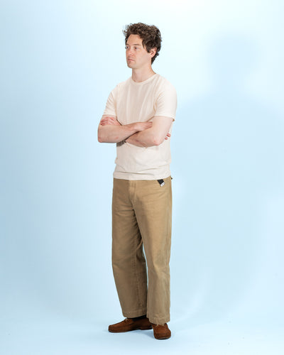 1950s Lightweight Loopwheeled Tee - Nature