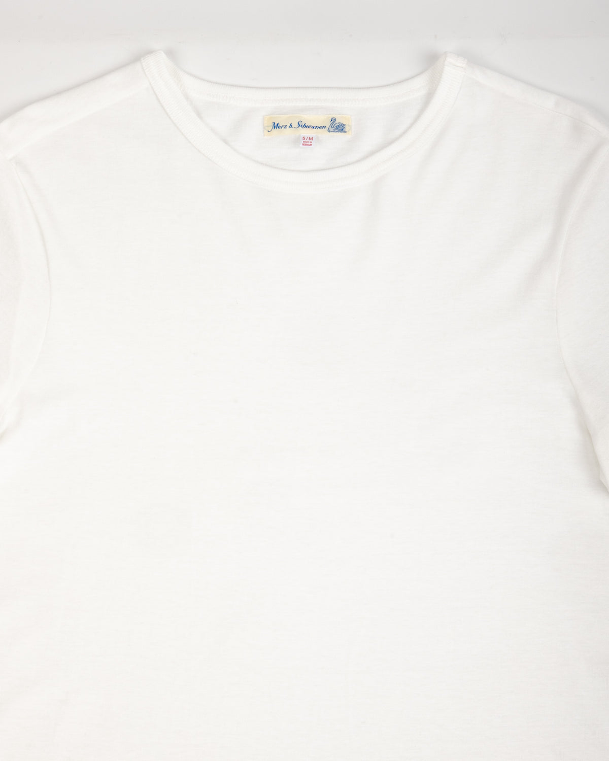 1950s Lightweight Loopwheeled Tee - White