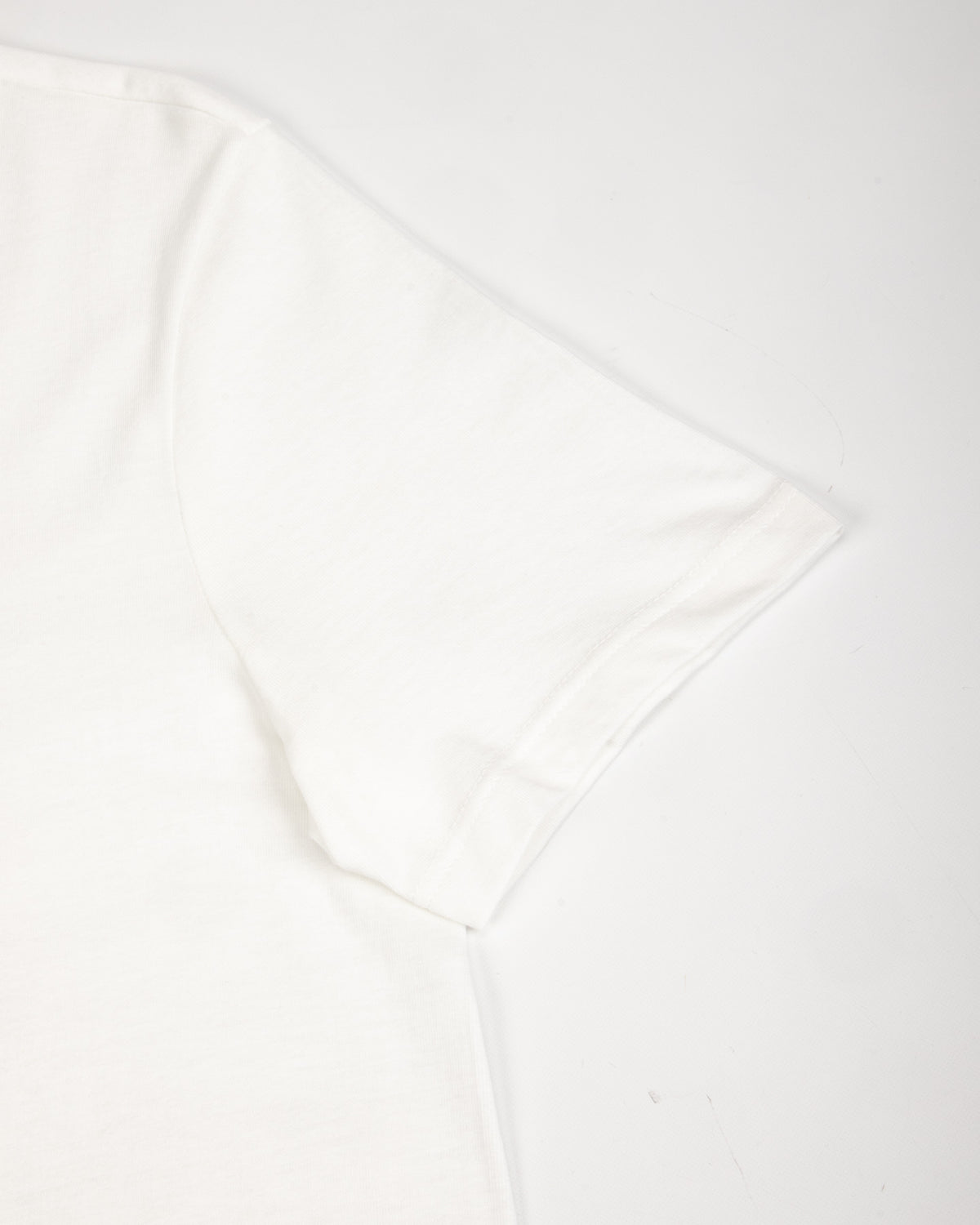 1950s Lightweight Loopwheeled Tee - White