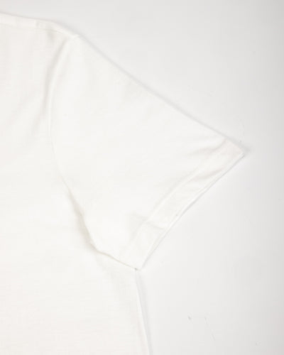 1950s Lightweight Loopwheeled Tee - White