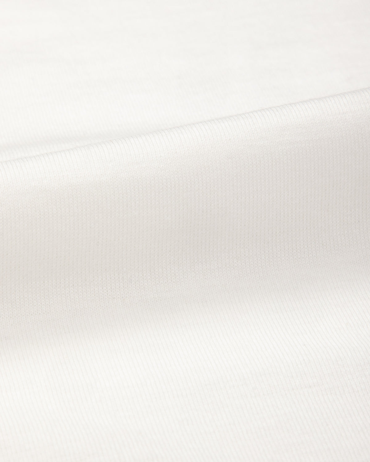 1950s Lightweight Loopwheeled Tee - White