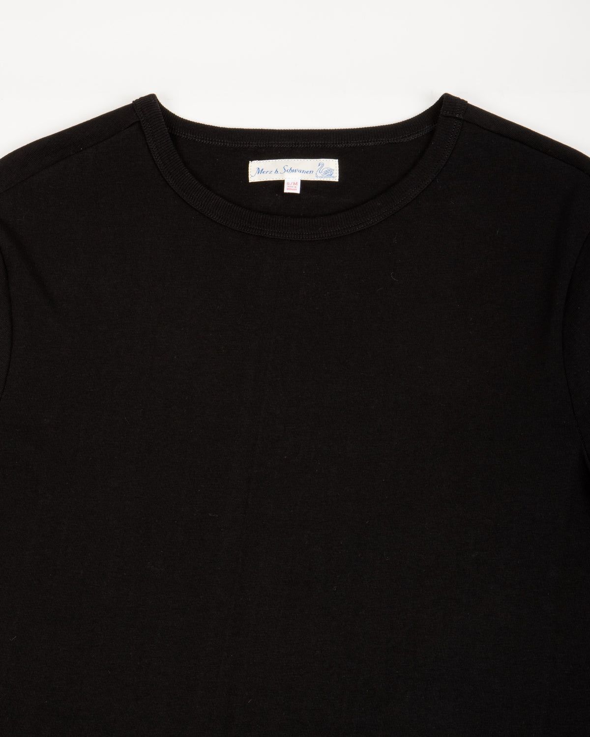215 Loopwheeled Classic Fit Midweight Tee - Deep Black
