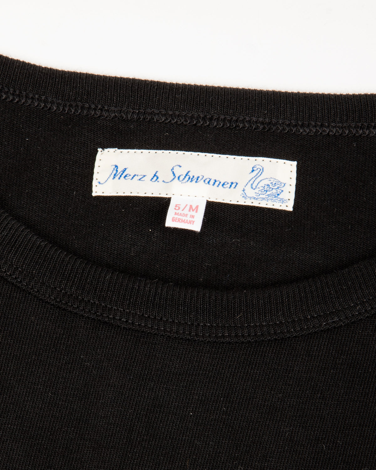 215 Loopwheeled Classic Fit Midweight Tee - Deep Black